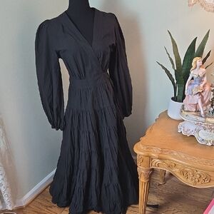 Gibson Latimer Black Maxi Dress
